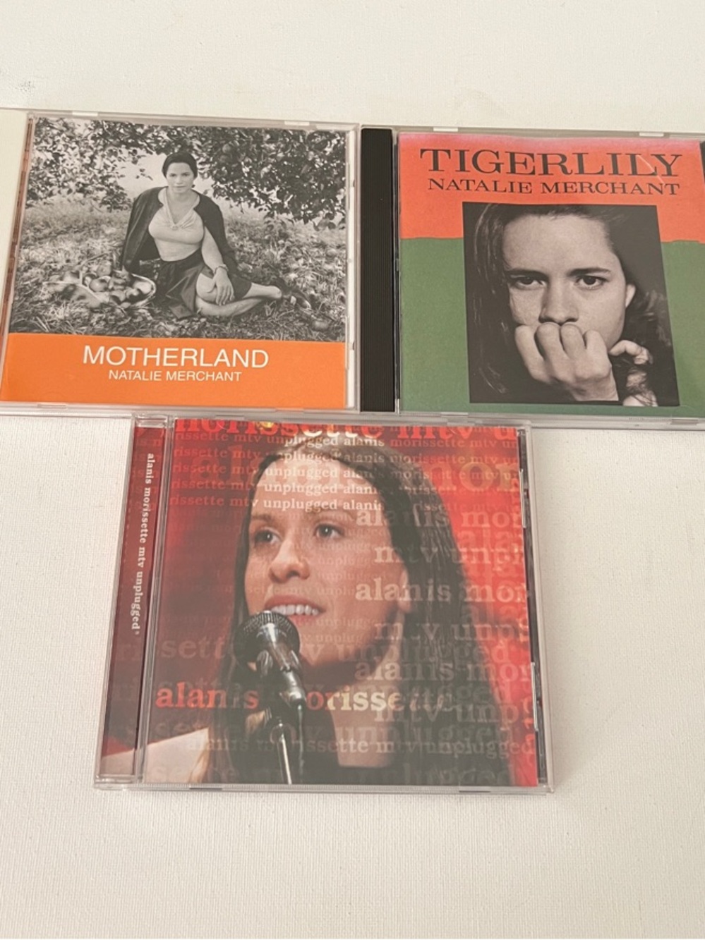 🟣 BOGO! Natalie Merchant & Alanis Morisette 3 CD Bundle
